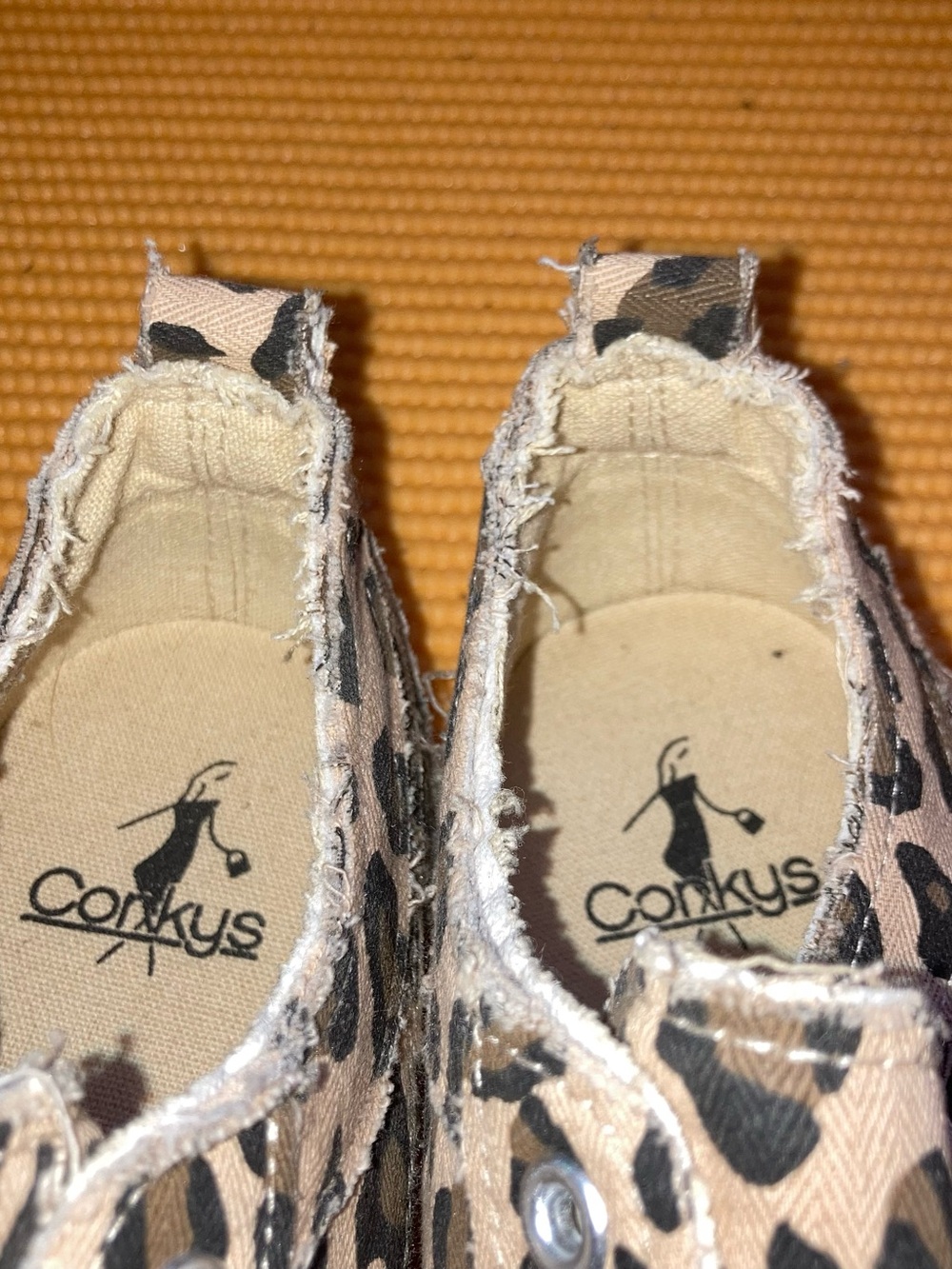 Corkys Leopard Print Slip-On Sneakers - Tan/Black - Picture 6 of 8